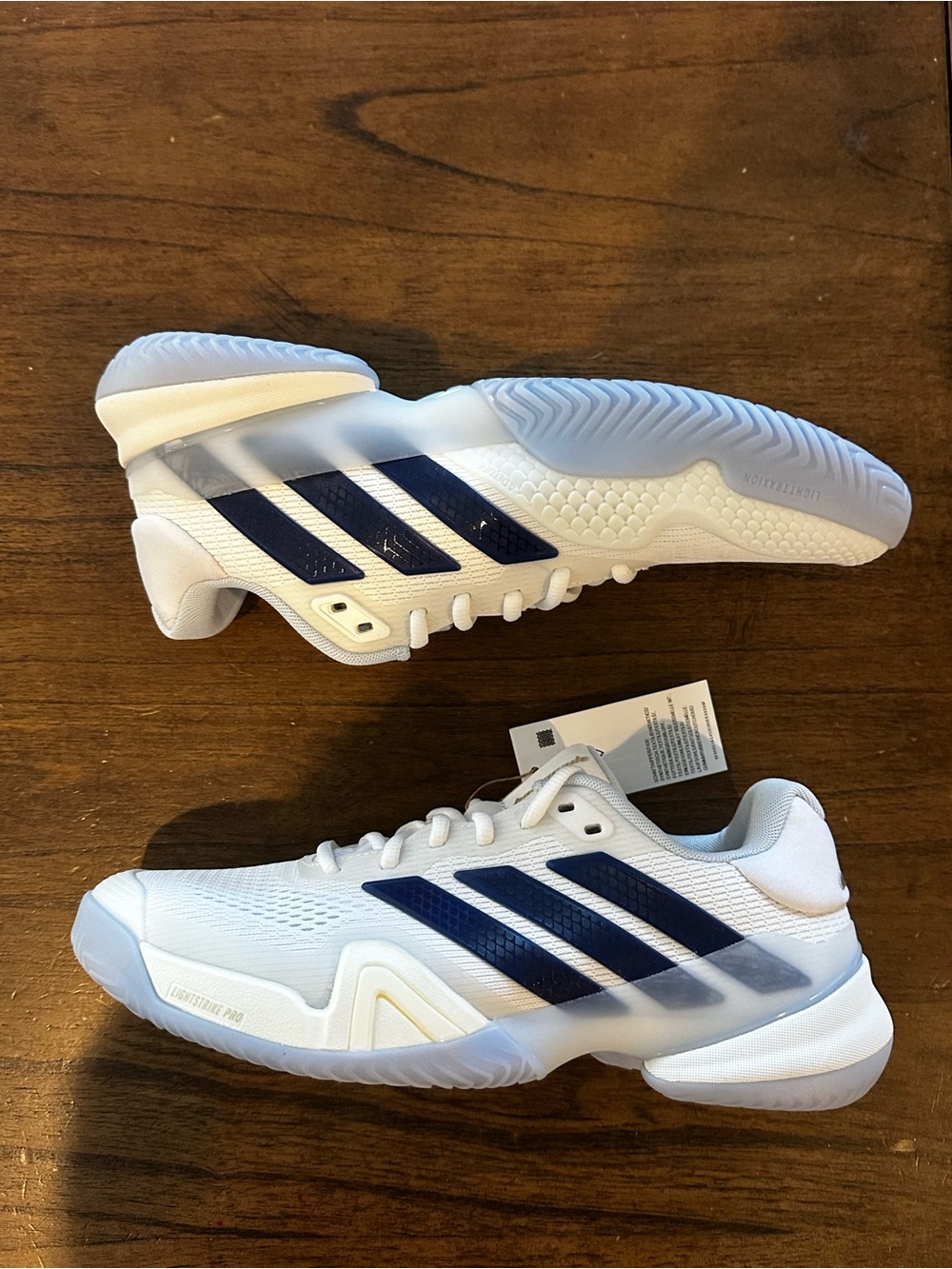 adidas Barricade 14 W Women’s Tennis Shoes Size 8.5 White Navy JS4112 NWT